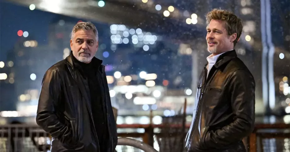 фото для статьи Брэд Питт и Джордж Клуни скалят зубы в первом трейлере психологического триллера «Одинокие волки»