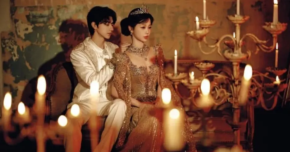 фото для статьи На новых постерах дорамы «На лыжах к любви» Юй Шу Синь и Линь И появились в королевских образах