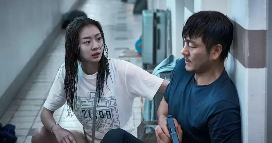фото для статьи Пак Хэ Су и Ким Да Ми пытаются выжить во время «Всемирного потопа»