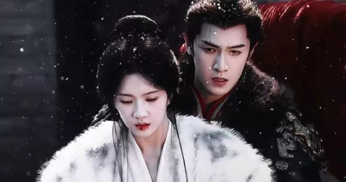 Лю Се Нин и Ли Юнь Жуй на фото со съемочной площадки костюмированной дорамы «Блеск золота, тень серебра»