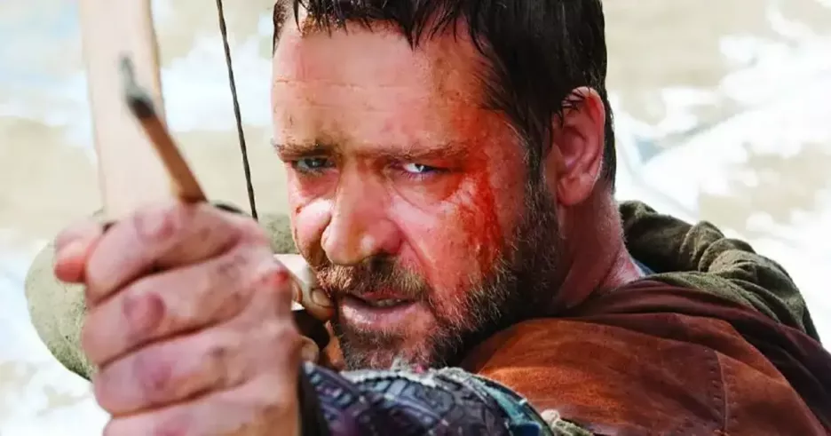 фото для статьи Рассел Кроу сломал обе ноги на съемках «Робин Гуда», но узнал об этом лишь десять лет спустя